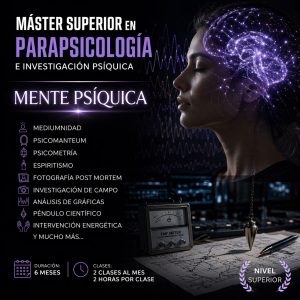 Master Superior en Parapsicología e Investigación Psíquica @ Mente Psíquica - Instituto para Médiums y Psíquicos